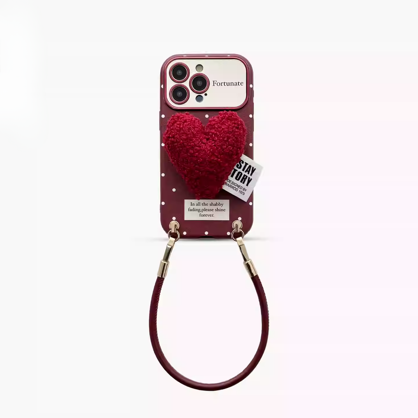 Retro Kalp Detay  Kılıf